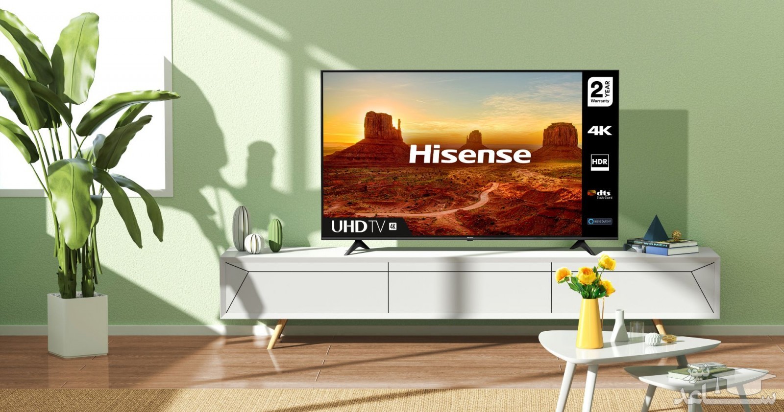 تلویزیون ال ای دی 4K هایسنس مدل A7100F سایز 65 اینچ