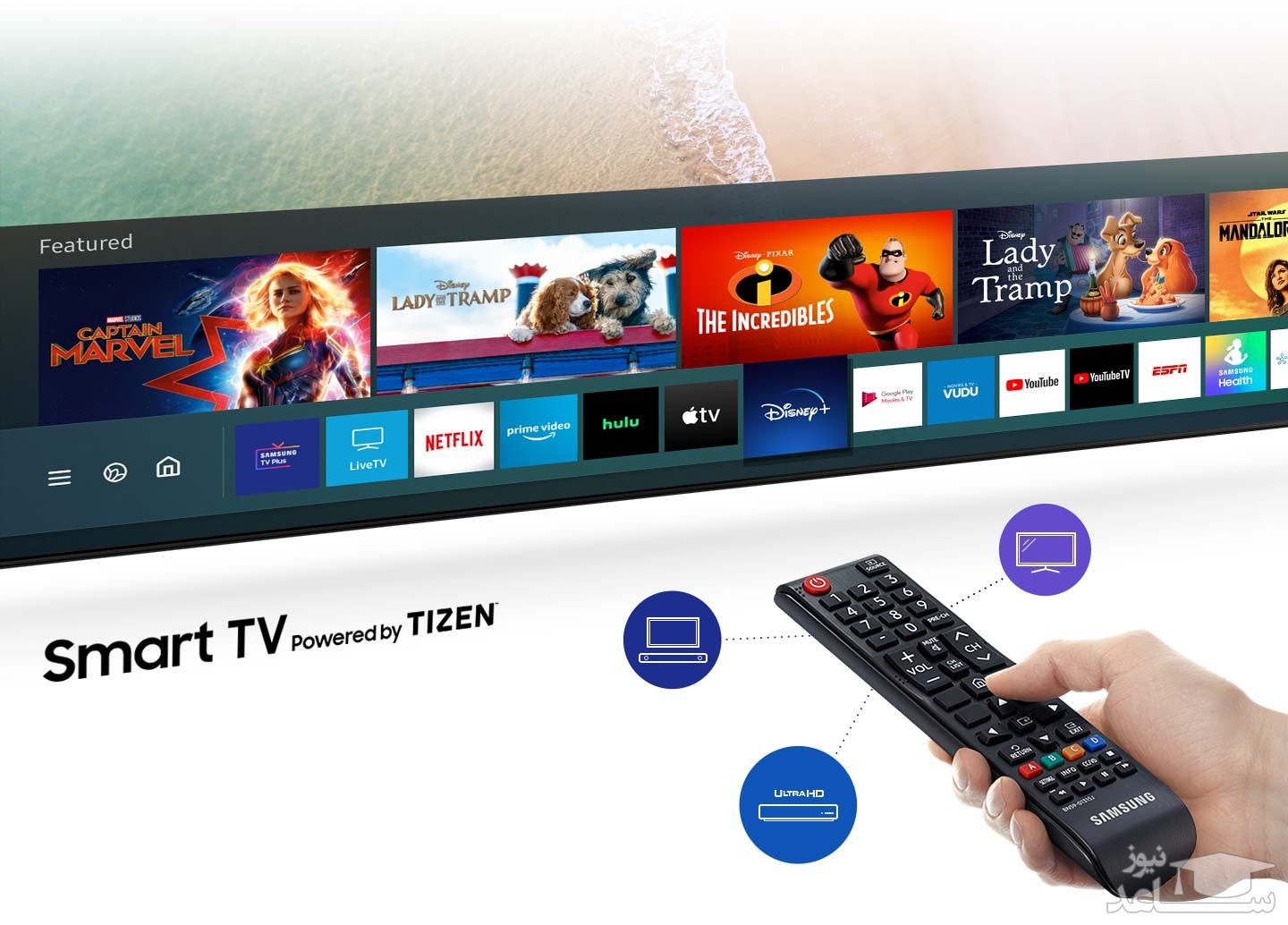 تلویزیون ۸۵ اینچ سامسونگ مدل TU8000