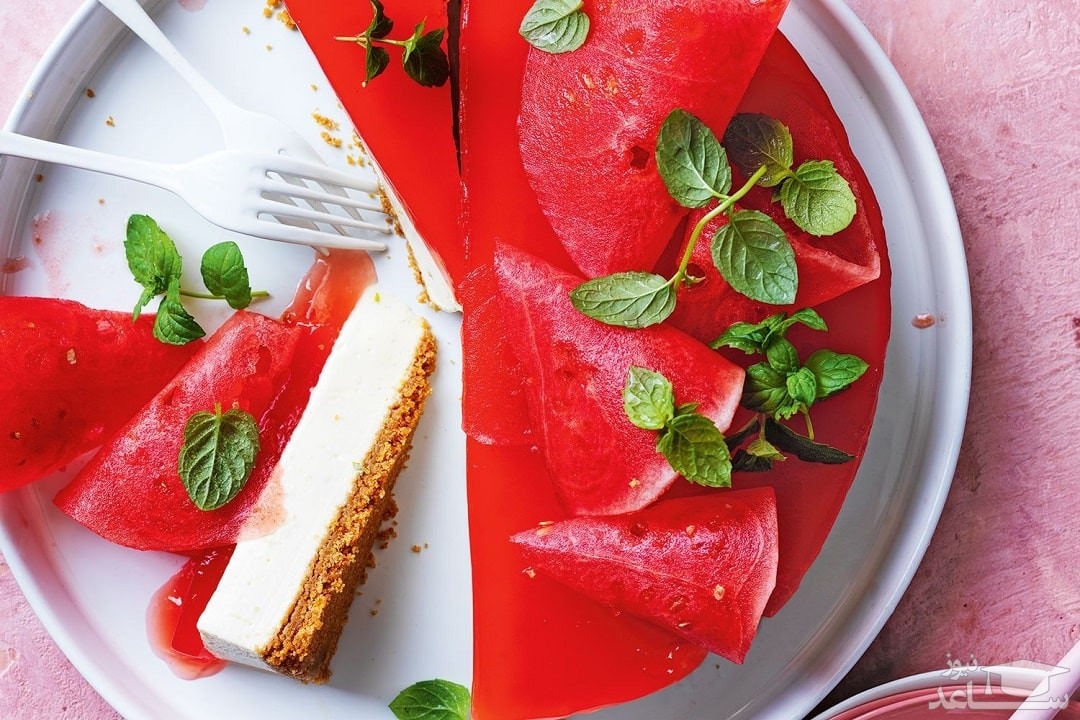 چیز کیک هندوانه 