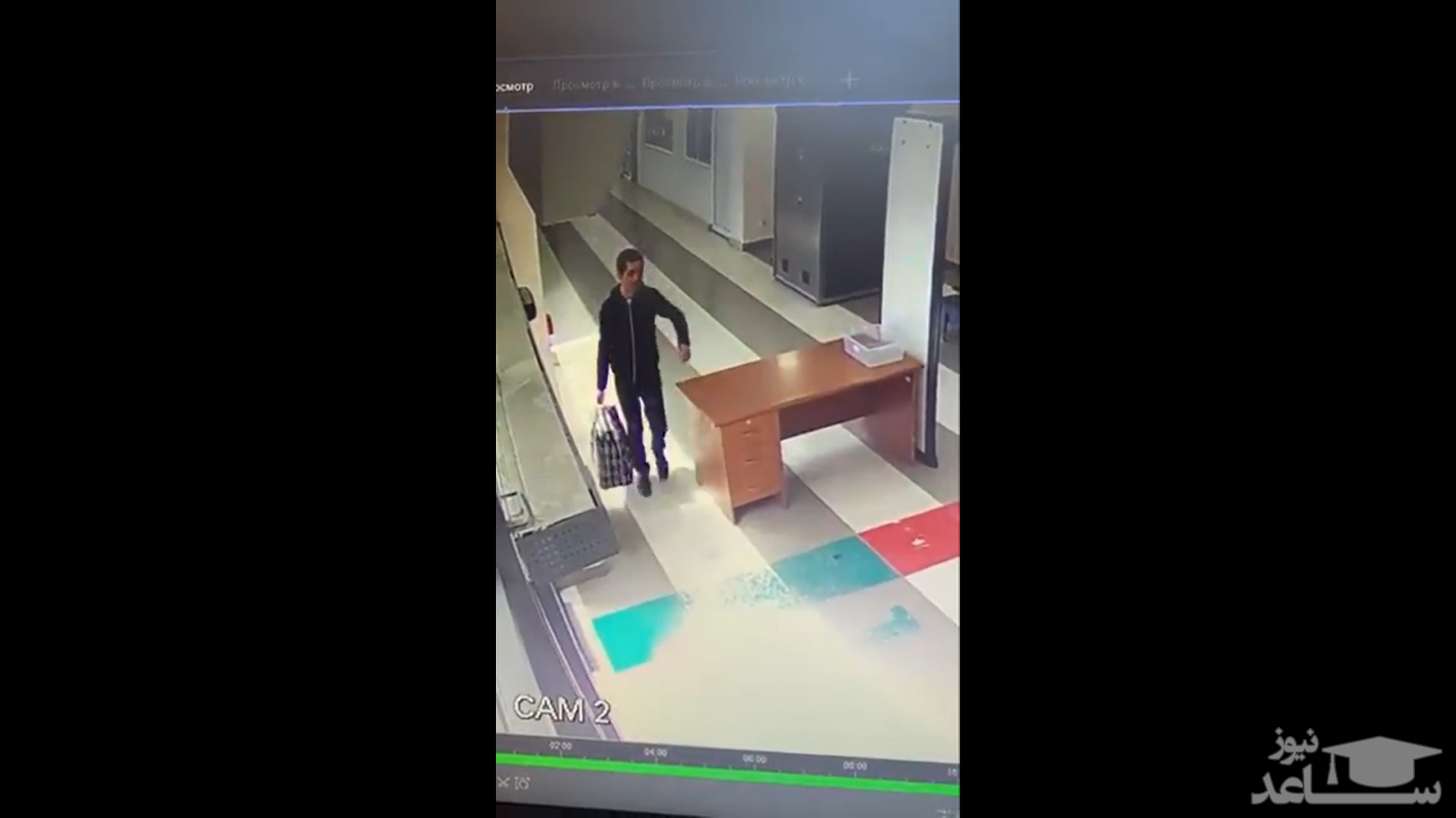 (فیلم) اقدام عجیب یک مرد در اولین تجربه سفر خود با هواپیما