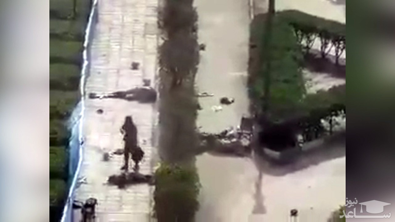 (فیلم +18) تازه منتشر شده از حمله تروریستی به رژه نیرو‌های مسلح در اهواز