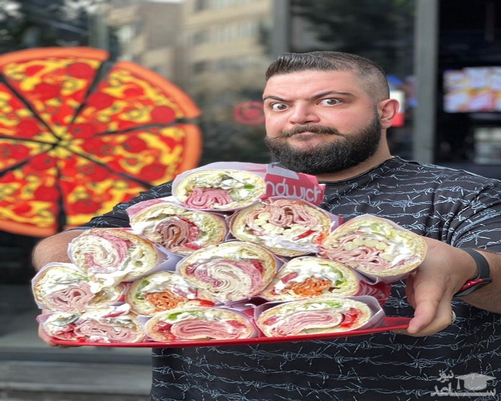 دنیای رنگی و خوشمزه بابک امیری مخترع ساندویچ بُمبی در ایران