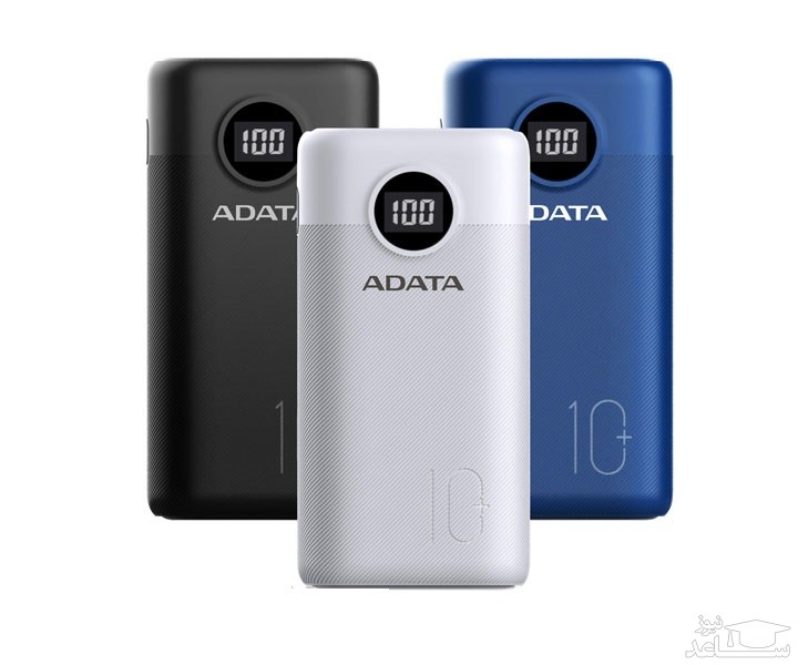 شارژر همراه ای دیتا مدل P10000QCD ظرفیت 10000 میلی آمپر ساعت