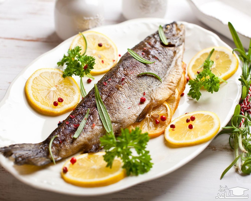 پوستر ماهی طبخ شده