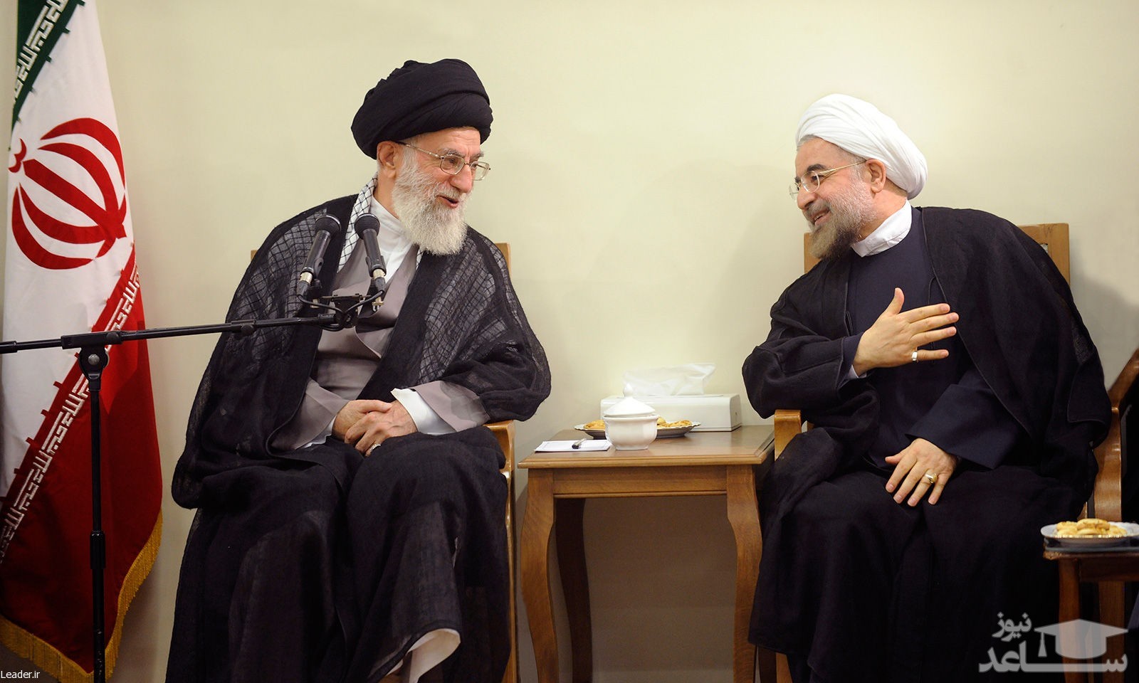 روحانی با مقام معظم رهبری دیدار کرد