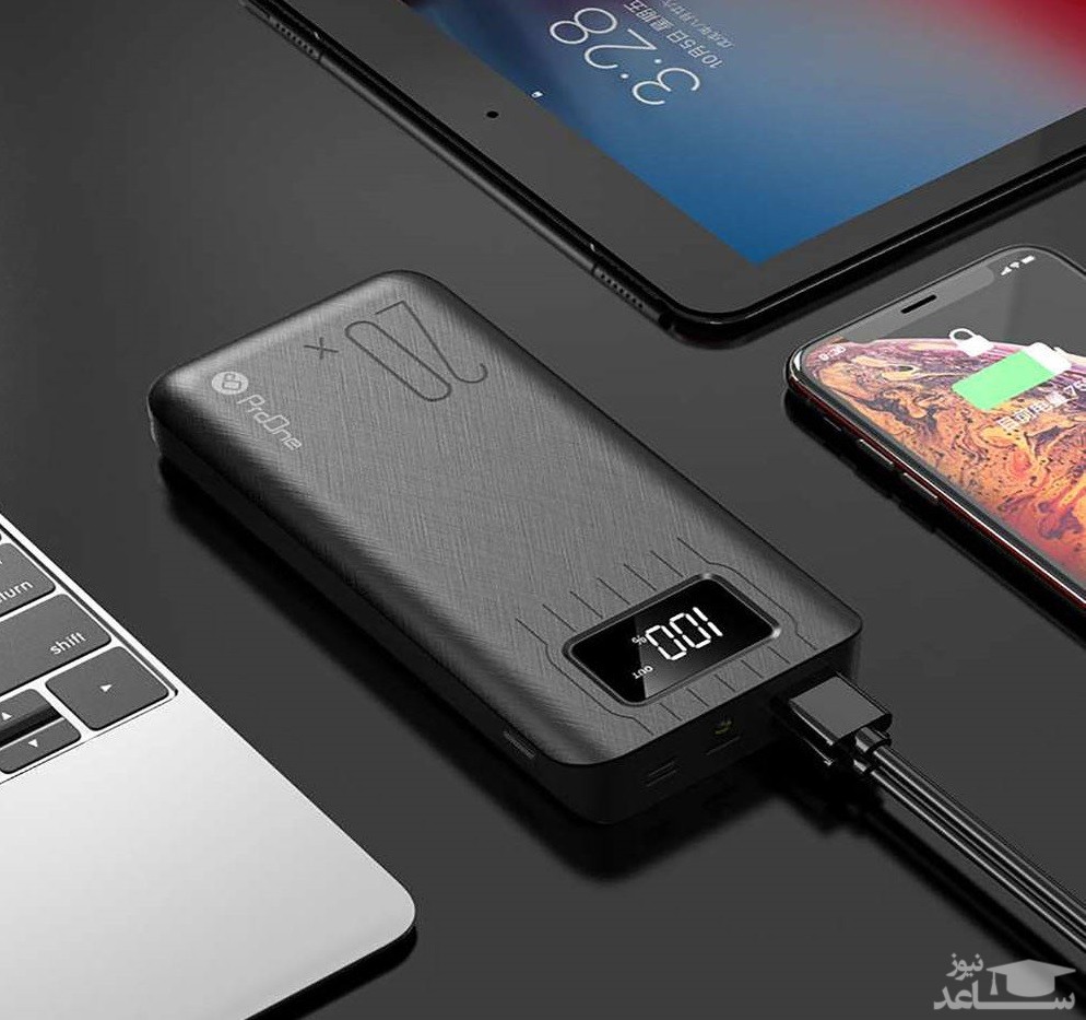 شارژر همراه پرووان مدل PM23 ظرفیت 20000 میلی آمپر ساعت