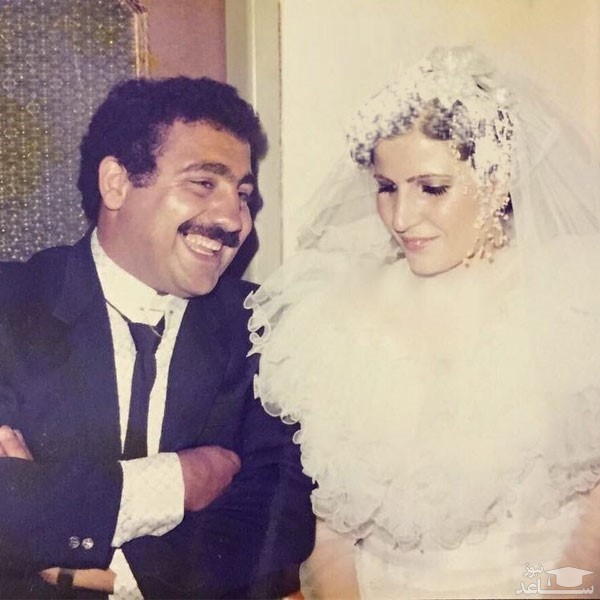 خسرو احمدی و همسرش