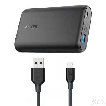 شارژر همراه انکر مدل A1266 PowerCore Speed With Quick Charge 3.0 با ظرفیت 10000 میلی آمپر ساعت