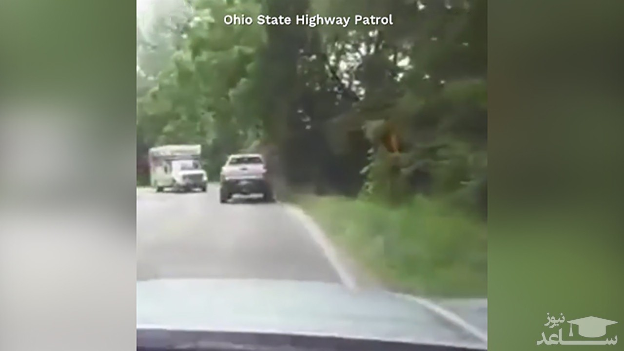 تصادف خودروی گشتی در اوهایو
