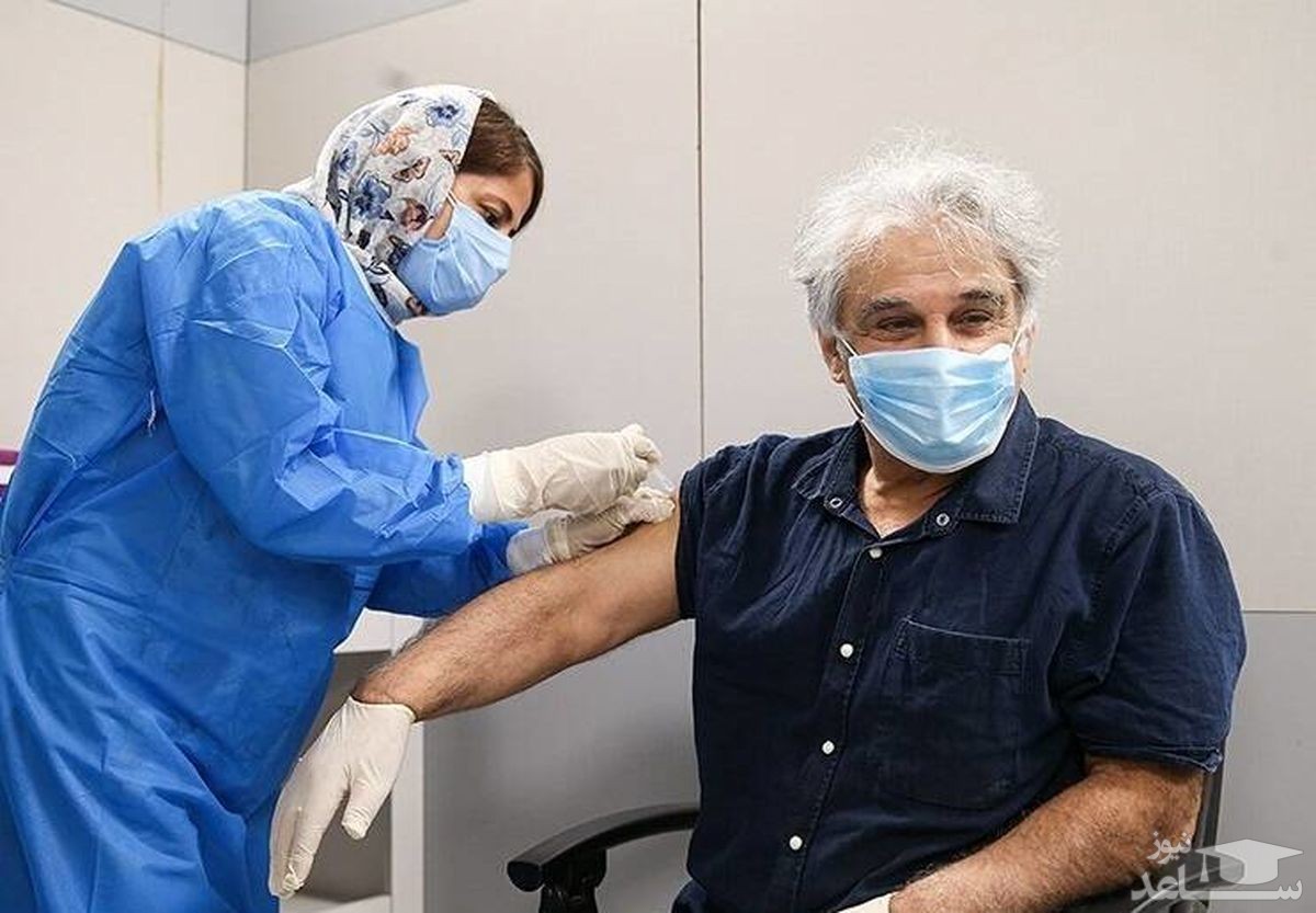 واکسن زدن مهدی هاشمی