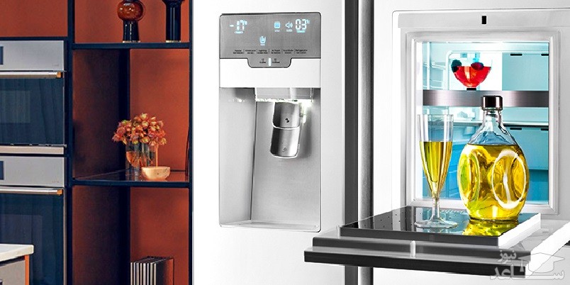 یخچال و فریزر ساید بای ساید اسنوا مدل S8-2322GW