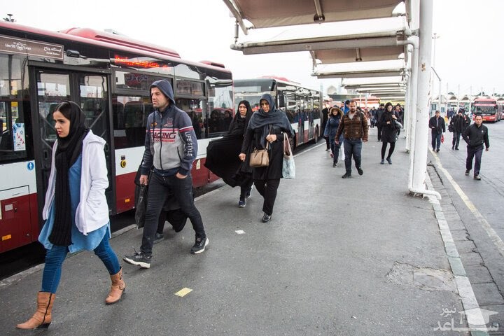 لغو طرح ترافیک در تهران مسافران اتوبوس را کم نکرد