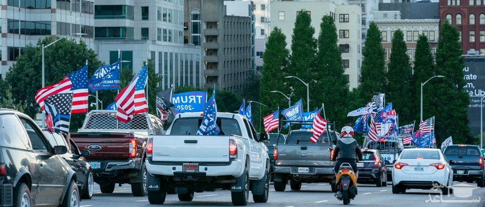 تیراندازی به سمت کاروان طرفداران ترامپ در لس آنجلس