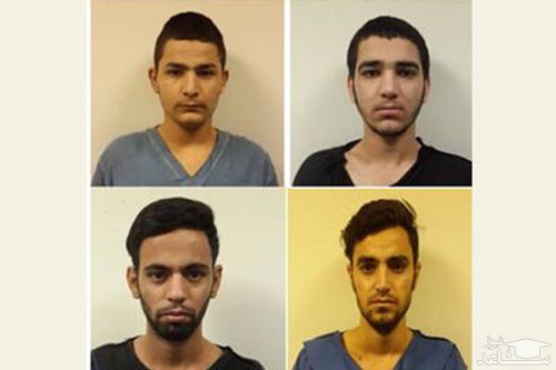 این ۴ جوان غرب تهران را نا امن کرده بودند. (عکس بدون پوشش)