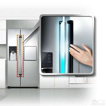 یخچال و فریزر سامسونگ مدل ROSSO2