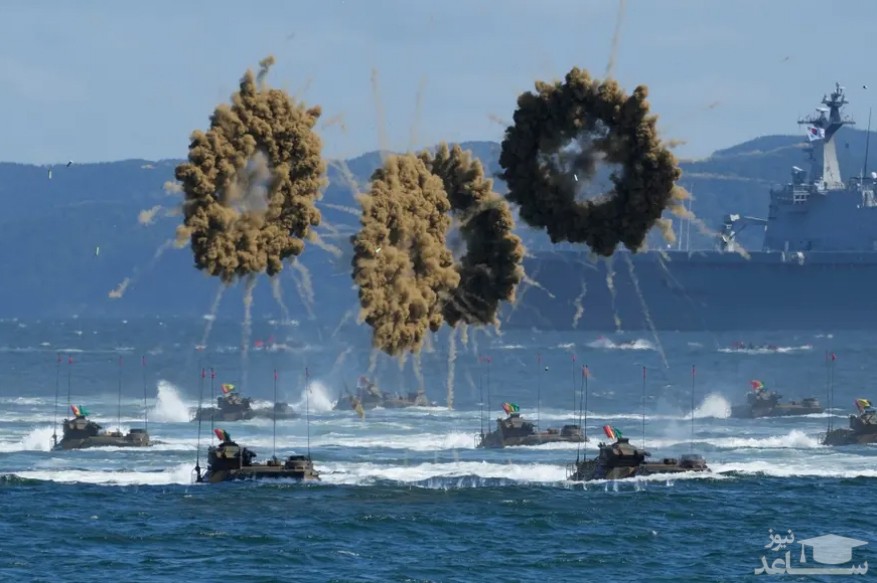 رزمایش نیروی دریایی کره جنوبی 