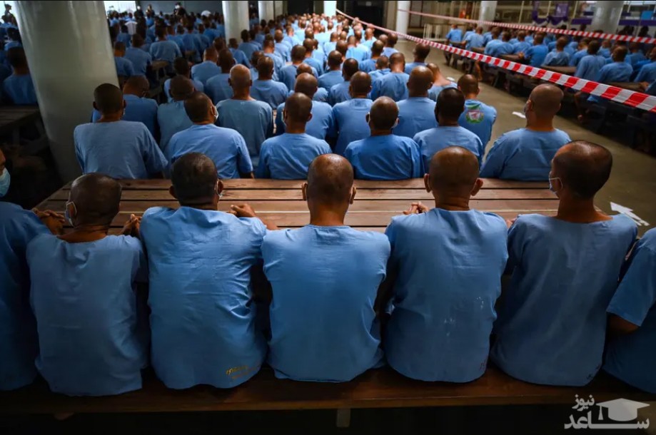 صف واکسیناسیون زندانیان در تایلند 