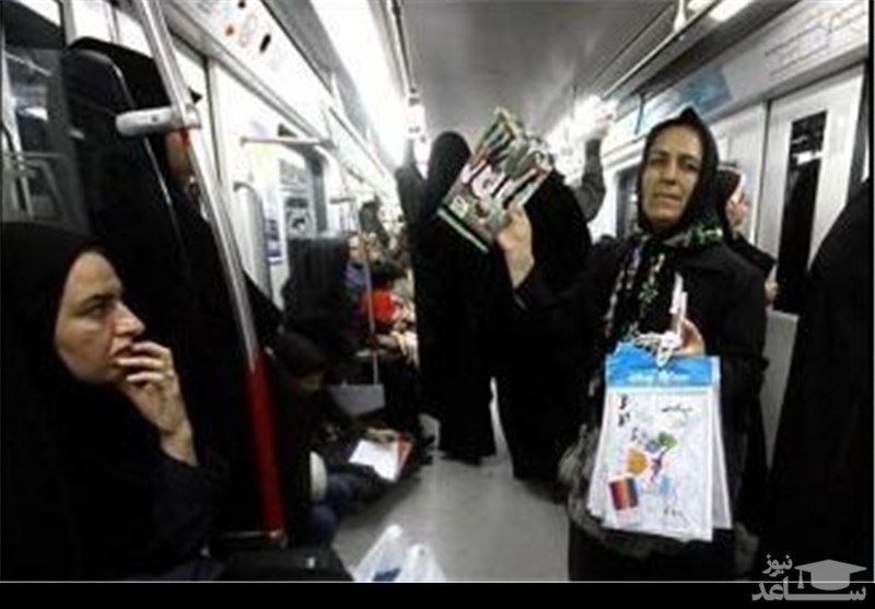 پخش تبلیغات عجیب و ۱۸+ در مترو تهران