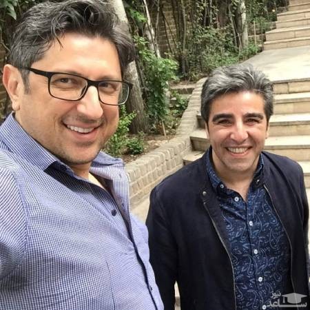 شهاب عباسی  و دوست کارگردانش