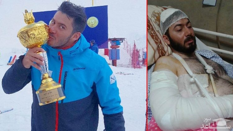 ۵ شرور قمه به دست قهرمان اسکی را به یک قدمی مرگ کشاندند