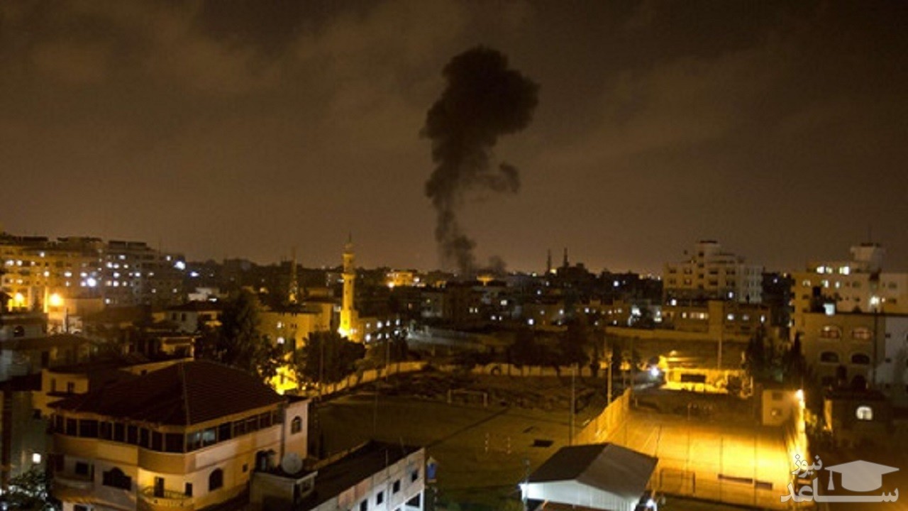 بمباران نوار غزه از سوی رژیم صهیونیستی