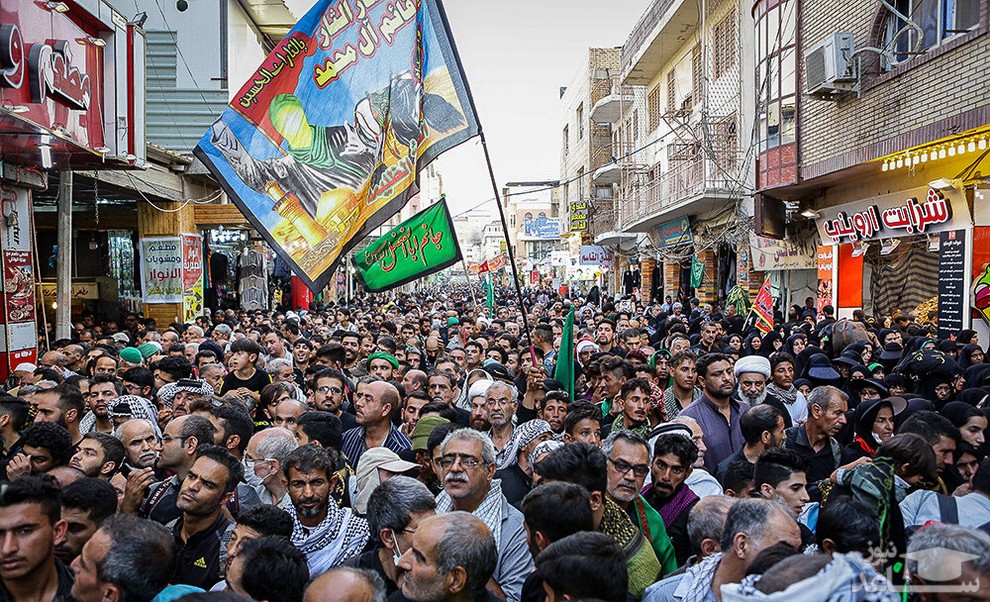 (عکس) حال و هوای حرم امام علی (ع) در آستانه اربعین