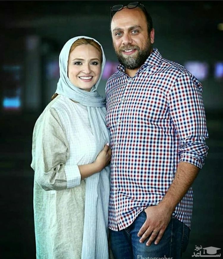 گلاره عباسی و همسرش