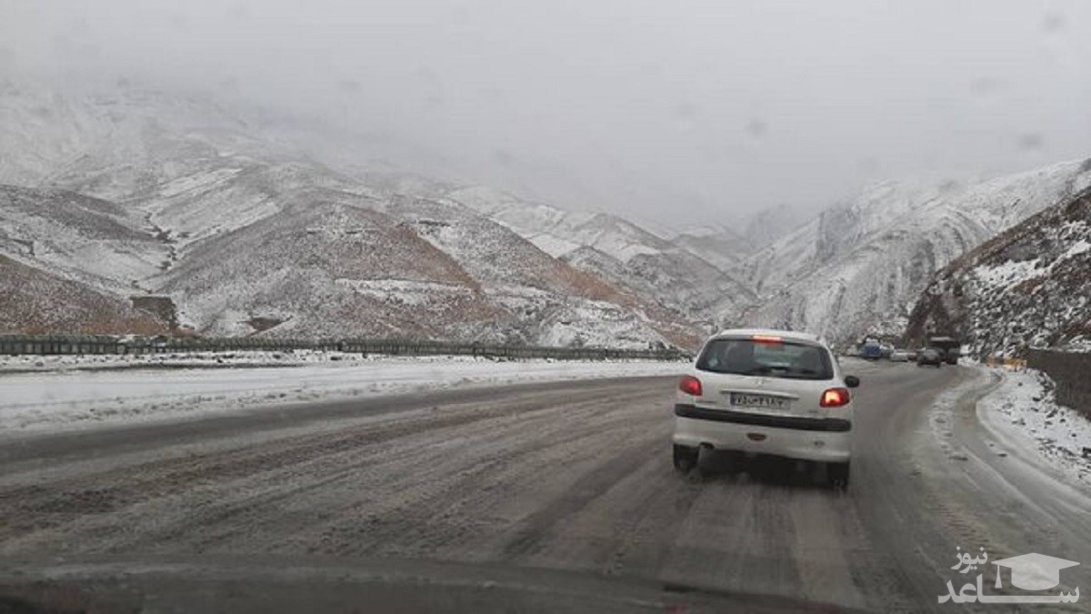 برف و باران در جاده‌های ۲۰ استان کشور/ کاهش ترددهای جاده‌ای تاکنون