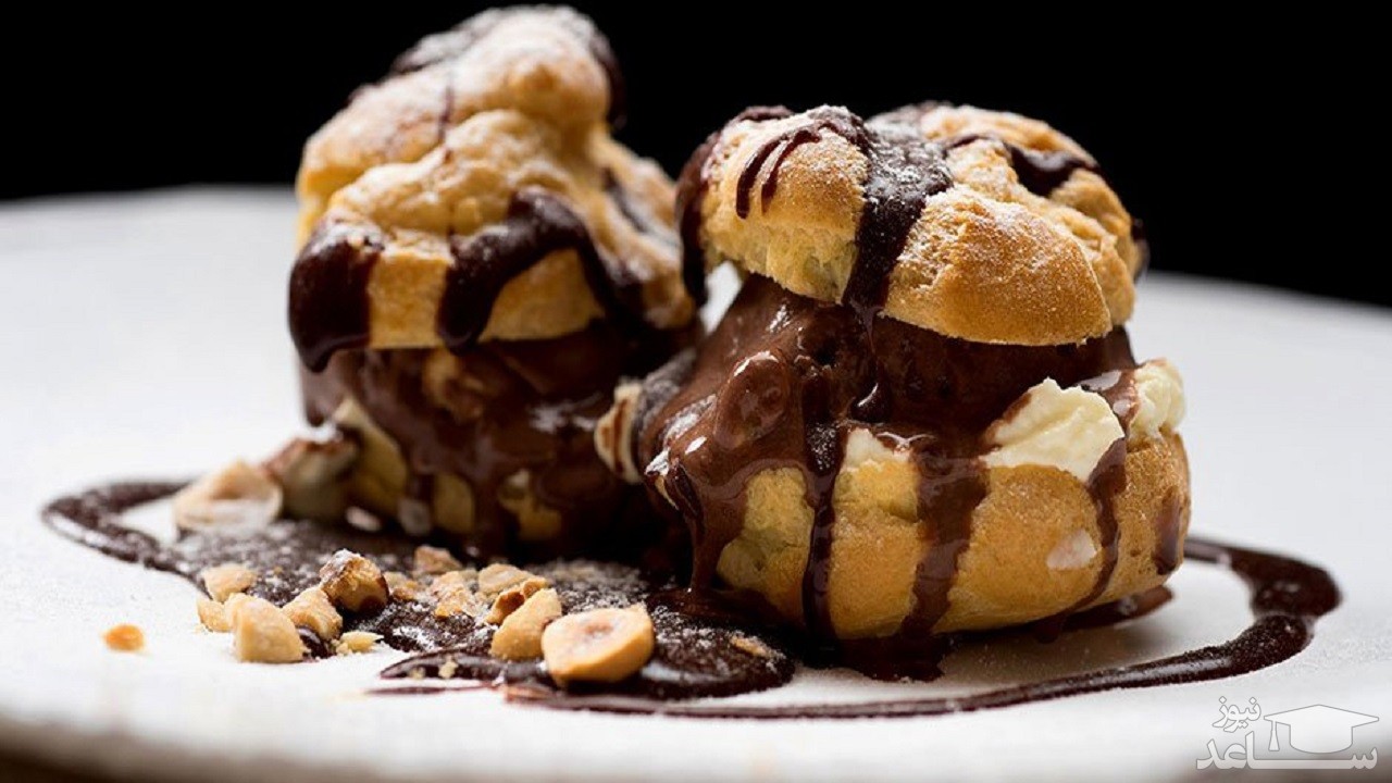 روش تهیه نان خامه ای شکلاتی 