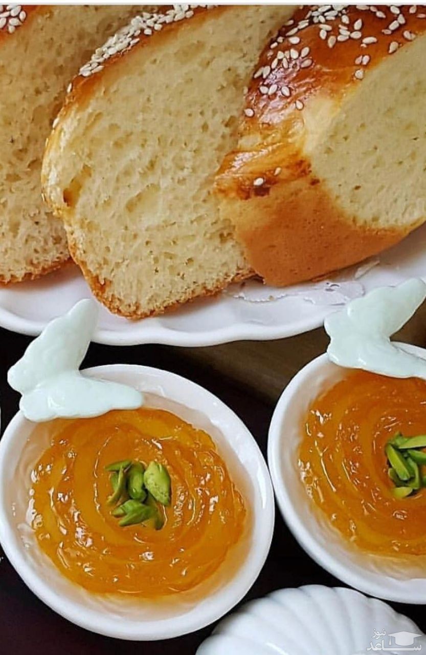 طرز تهیه مربای بالنگ به شکل گل