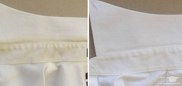 روش پاک کردن چرک از یقه پیراهن مردانه