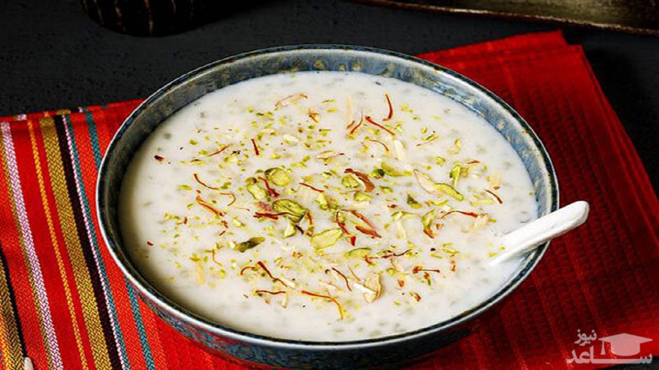 روش تهیه فرنی نشاسته خوشمزه