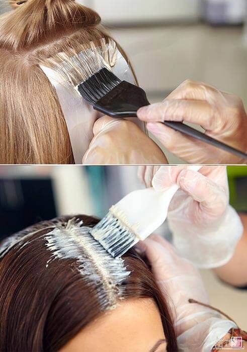 استفاده از دکلره روی مو