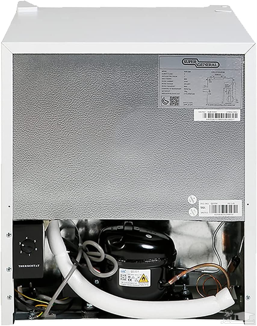 یخچال کوچک سوپر جنرال 3 فوت سفید مدل SGR035H