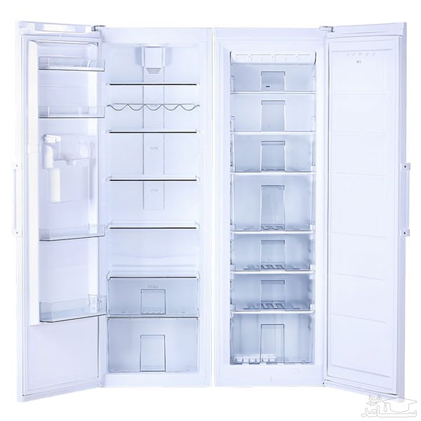 فضای داخلی یخچال و فریزر دوقلو شارپ مدل SJ-SRD450 و SJ-SFR400