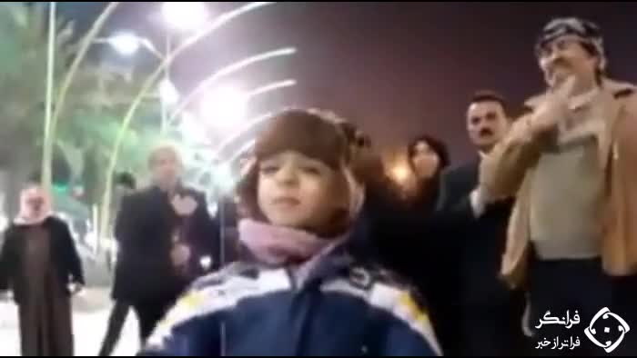 (فیلم) غوغای پسر بچه 6 ساله ایرانی در بین الحرمین کربلا
