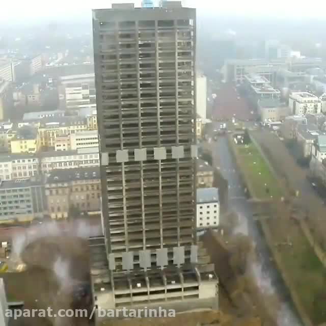 (فیلم) تخریب عمدی و مهندسی‌شده یک ساختمان مرتفع