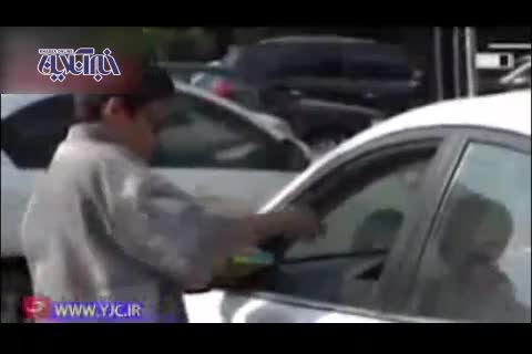 (فیلم) زیرگرفتن پسر دست‌فروش توسط نماینده مجلس قلابی در تهران