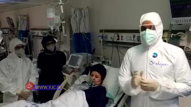 (فیلم) بهبودی مادر کرونایی که دوقلو باردار است