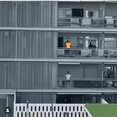 (فیلم) ایده جالب اسپانیا برای روزهای قرنطینه
