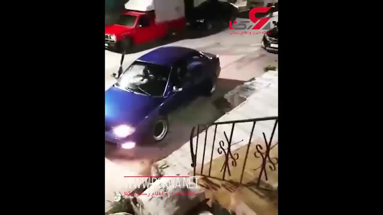 فیلم لحظه اصابت گلوله به سر مرد آزاد شده از زندان