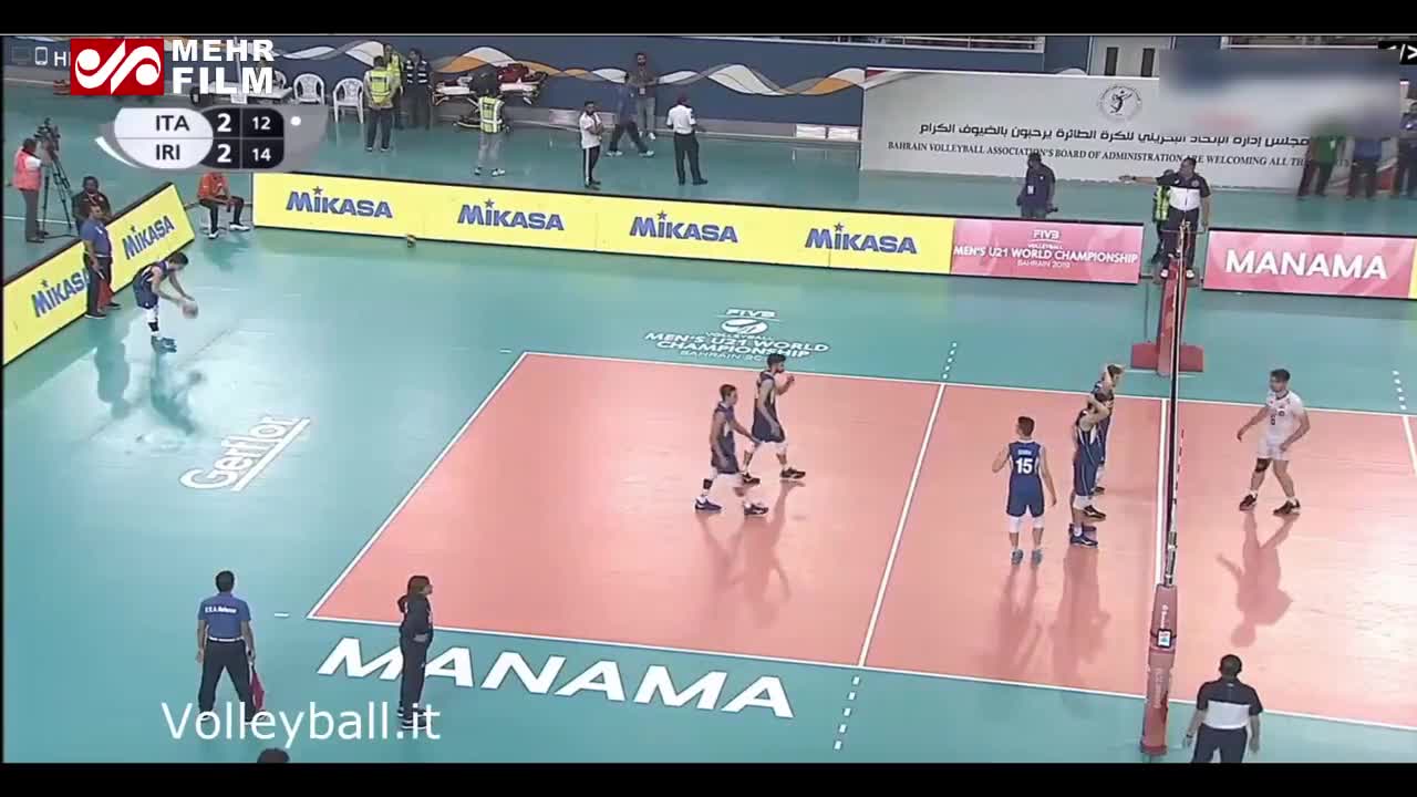 (فیلم) لحظه قهرمانی سروقامتان ایران برابر ایتالیا