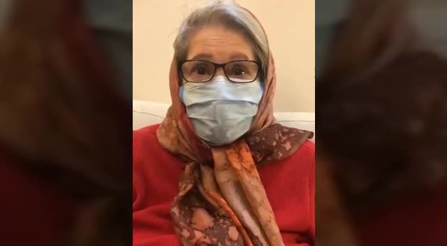 اولین ویدئو از دکتر مینو محرز در قرنطینه خانگی