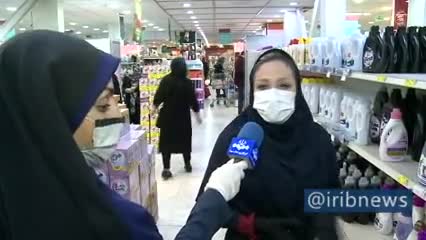 (فیلم) شایعه قرنطینه، مردم تهران را به فروشگاه‌ها کِشاند