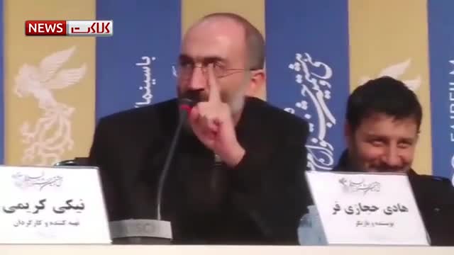 (فیلم) تنش و جنگ لفظی بر سر زبان ترکی در جشنواره فجر