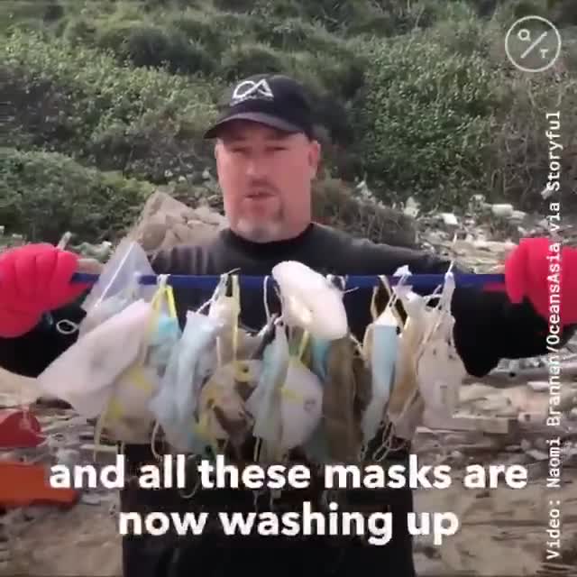 (فیلم) گسترش آلودگی توسط ماسک‌های آلوده