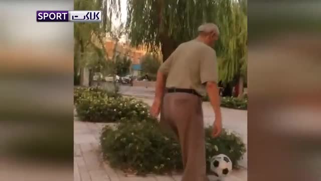 (فیلم) روپایی زدن پیرمرد ایرانی در فضای مجازی جنجال به پا کرد!