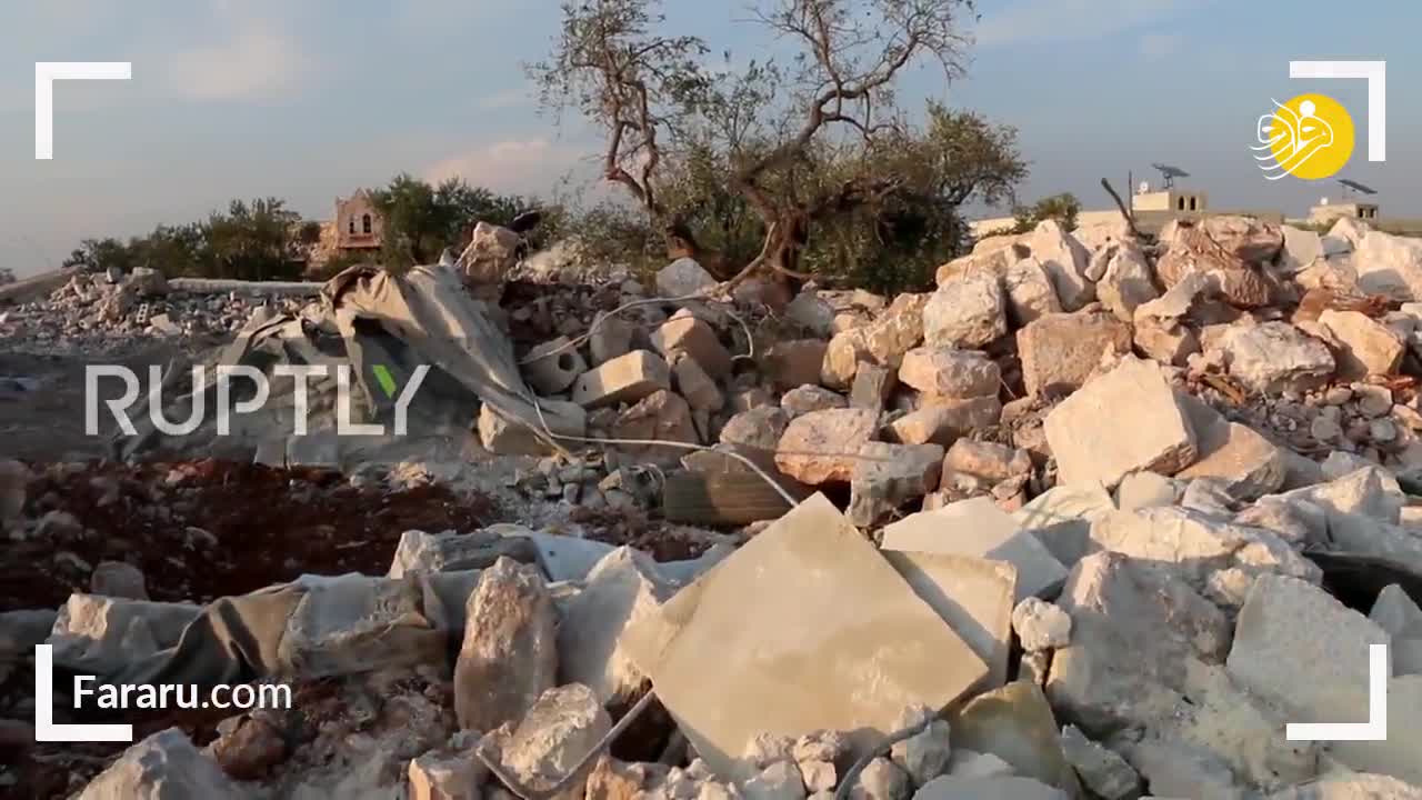 (فیلم) وضعیت محل کشته شدن ابوبکر بغدادی