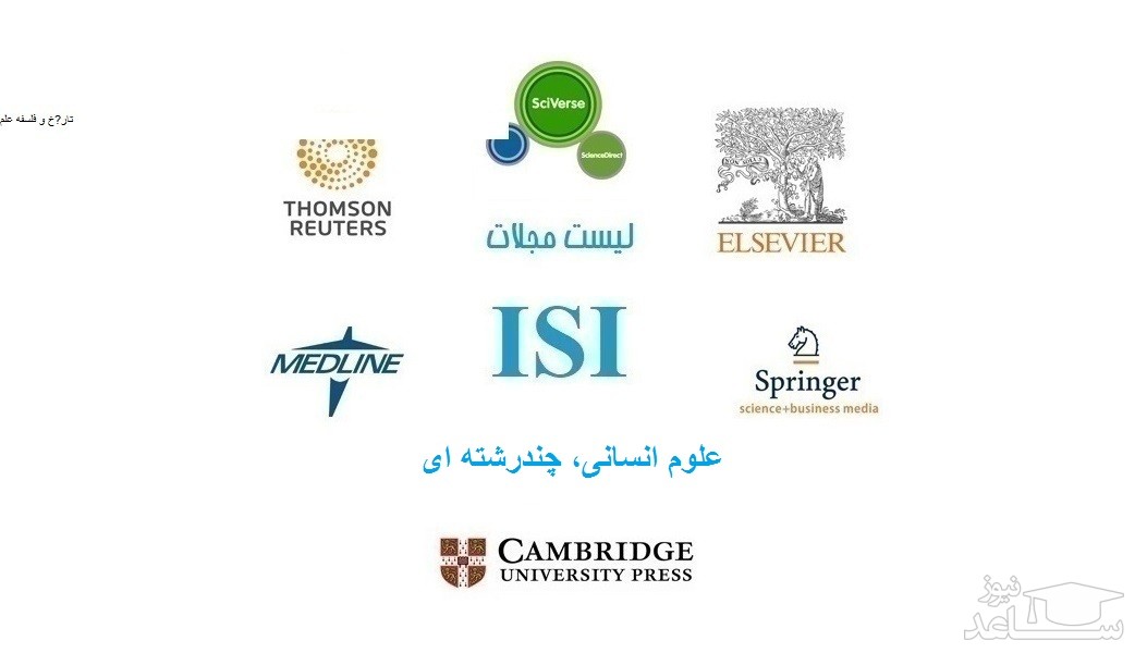 نشریات و مجلات معتبر بین المللی (ISI) در حوزه علوم انسانی ، چند رشته ای