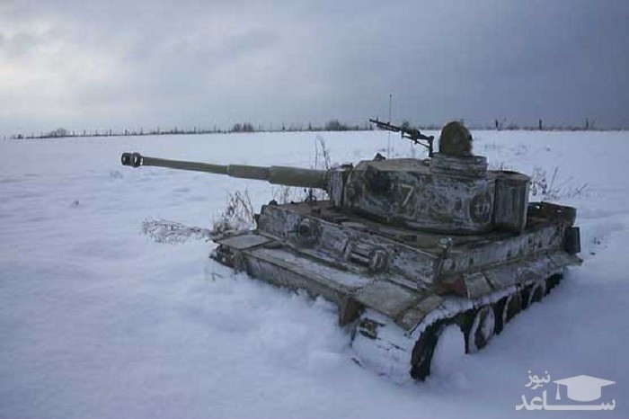 برف روبی با تانک!